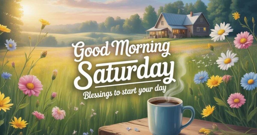 Beautiful Good Morning Saturday Blessings To Start Your Day