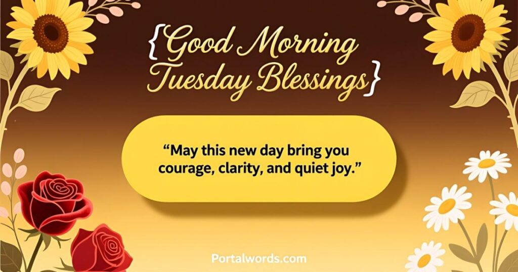 Beautiful Good Morning Tuesday Blessings