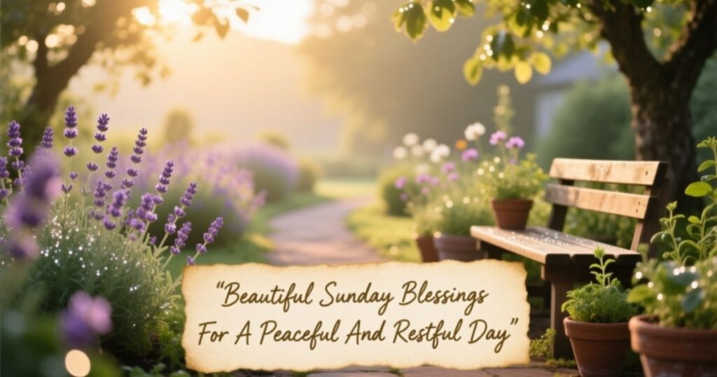 Beautiful Sunday Blessings