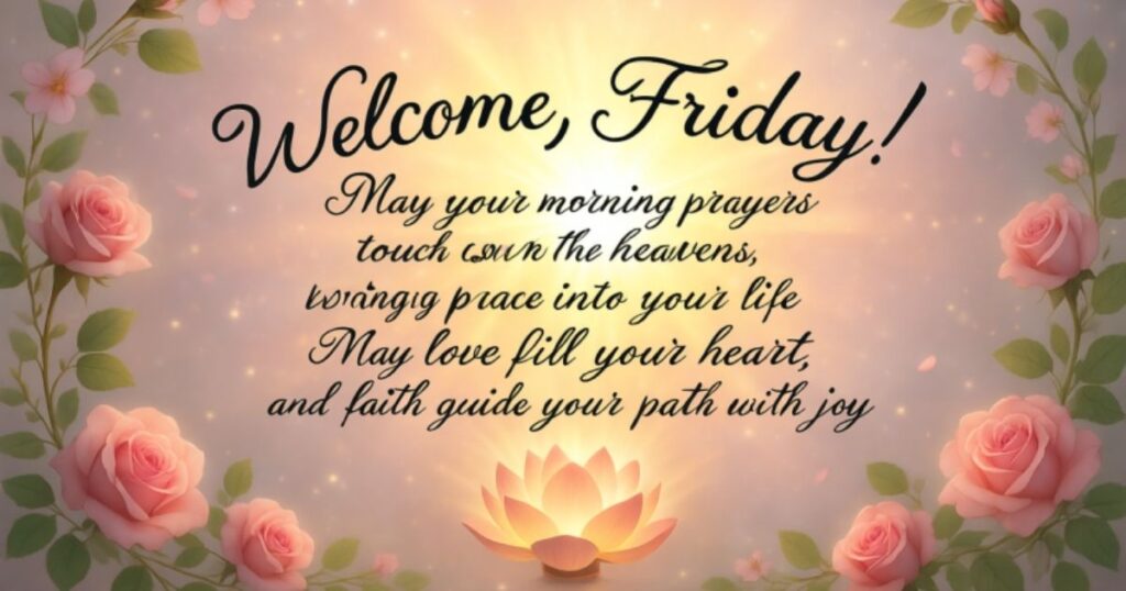Friday Morning Blessings