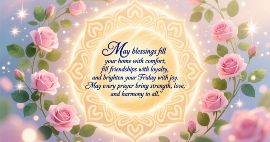 Friday Prayers and Blessings for Family and Friends