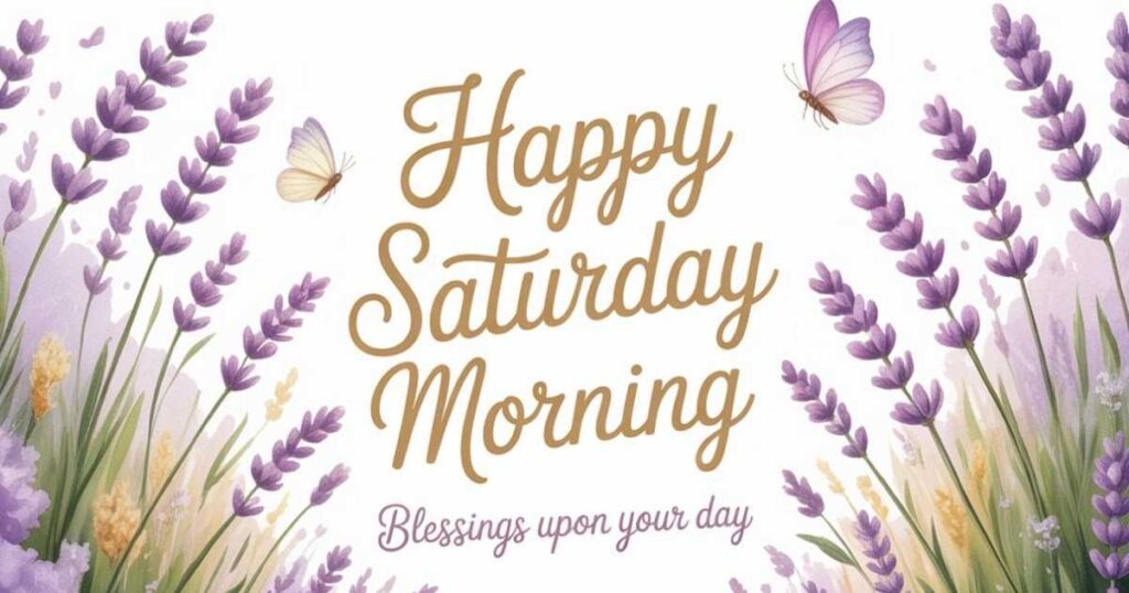 Happy Saturday Morning Blessings