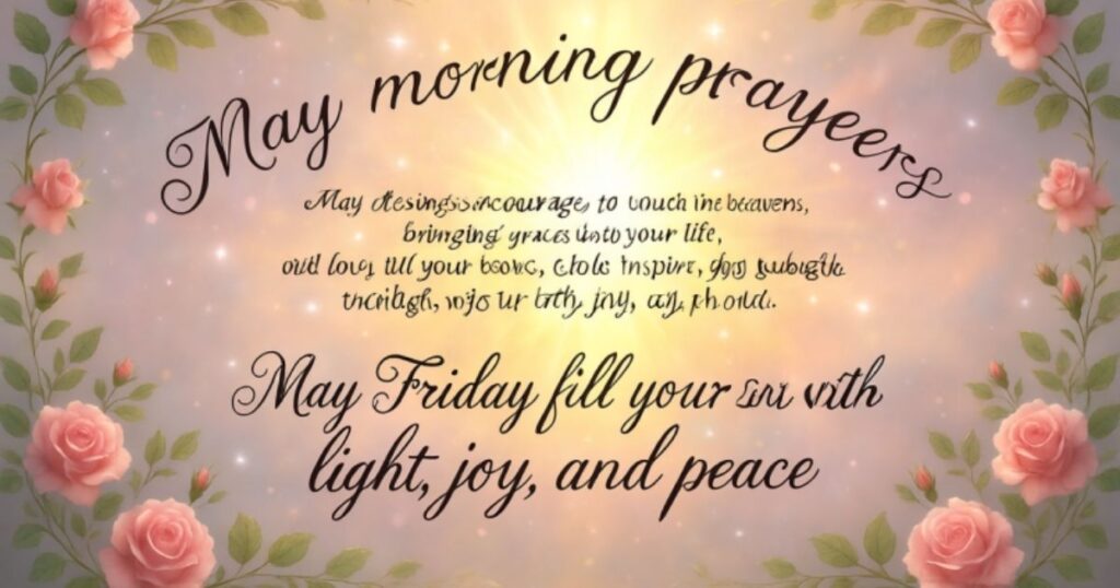 Inspirational Friday Blessings