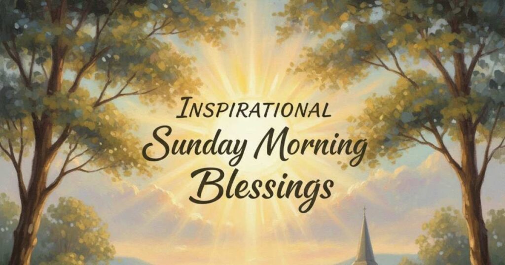 Inspirational Sunday Morning Blessings