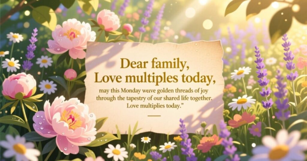 Monday Blessings For Family And Friends