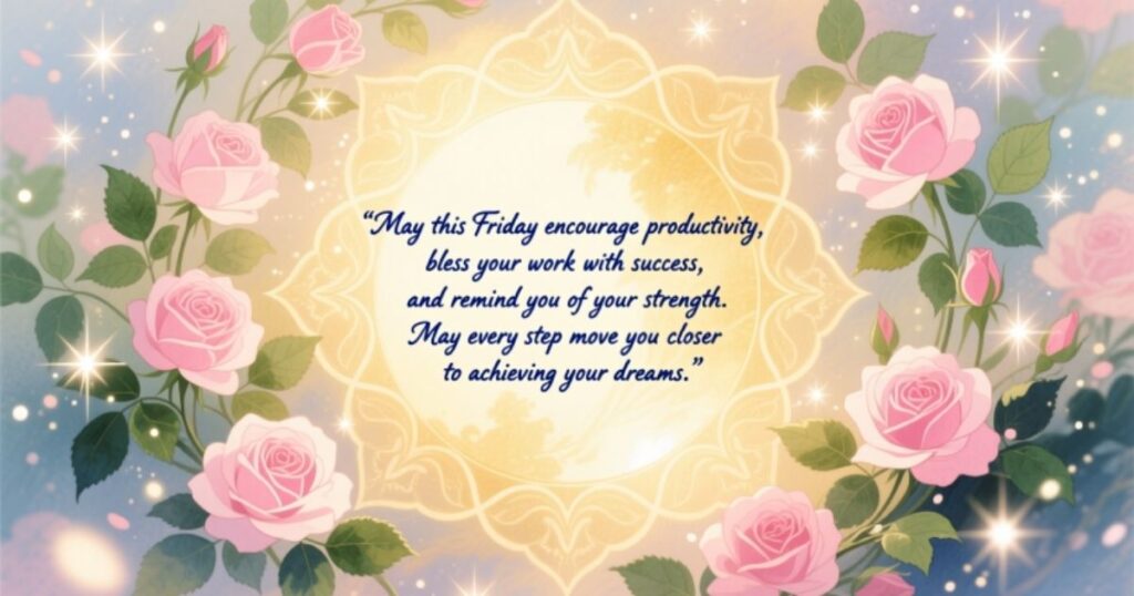 Motivational and Productive Friday Blessings Quotes