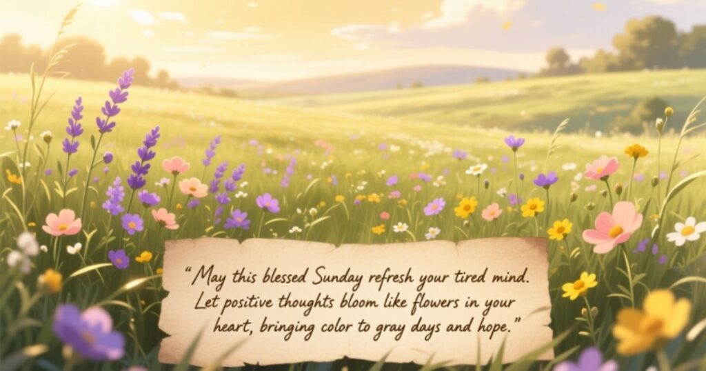 Positive Sunday Blessings