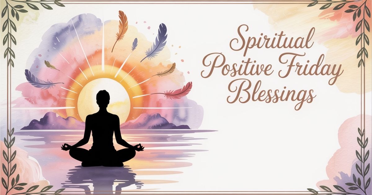 Spiritual positive Friday blessings