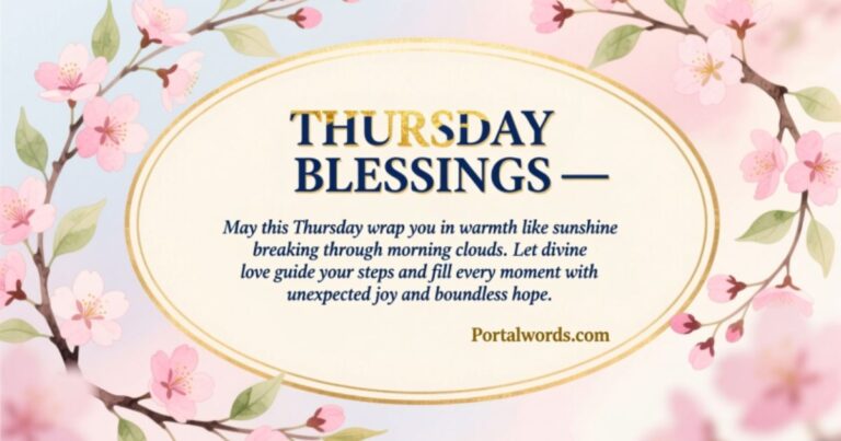 Thursday Blessings