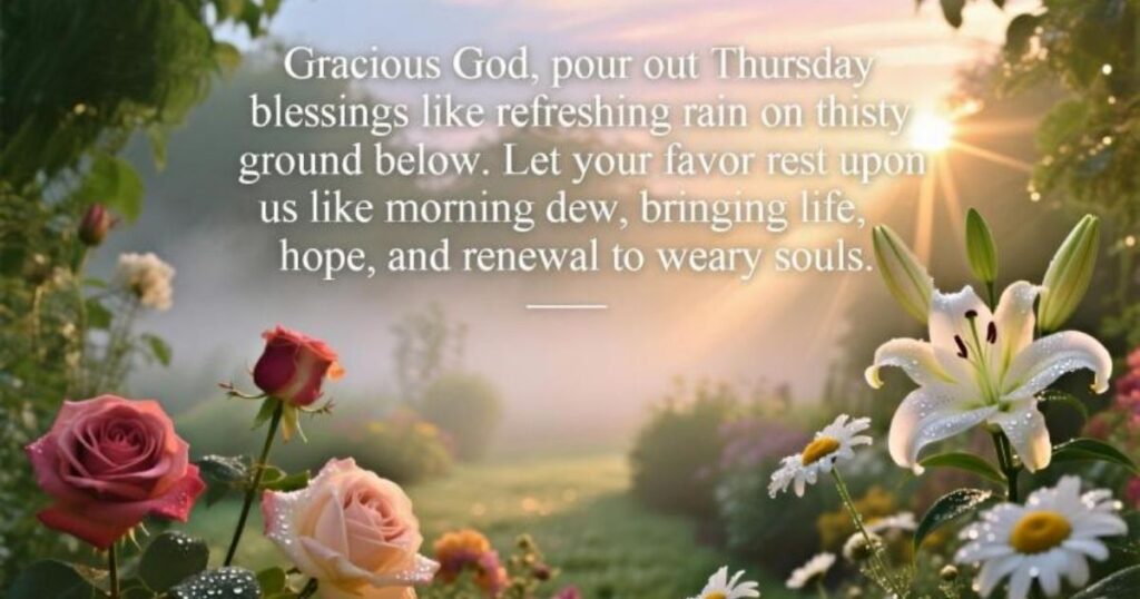 Thursday Blessings And Prayers