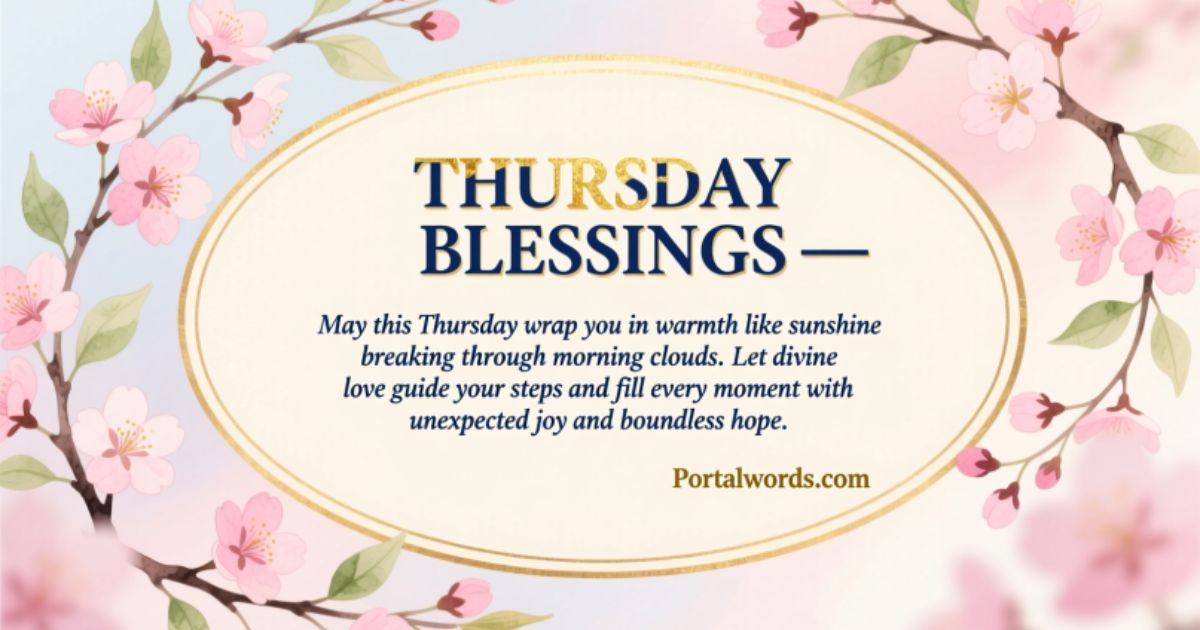 Thursday Blessings