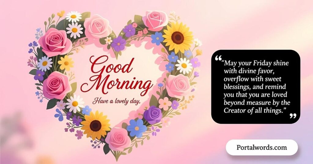 Uplifting Good Morning Friday Blessings