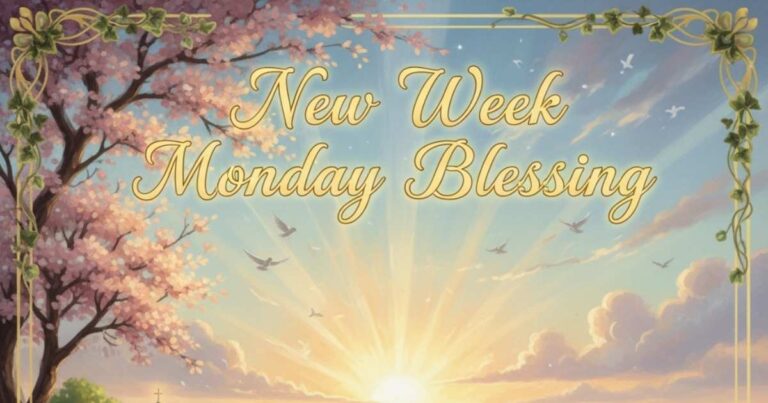 new week monday blessing