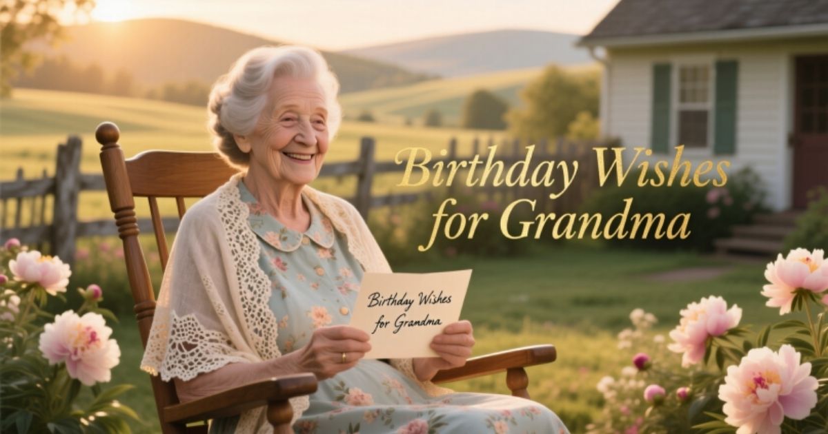 Birthday Wishes for Grandma