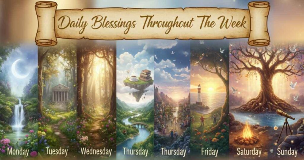  Daily Blessings Throughout The Week