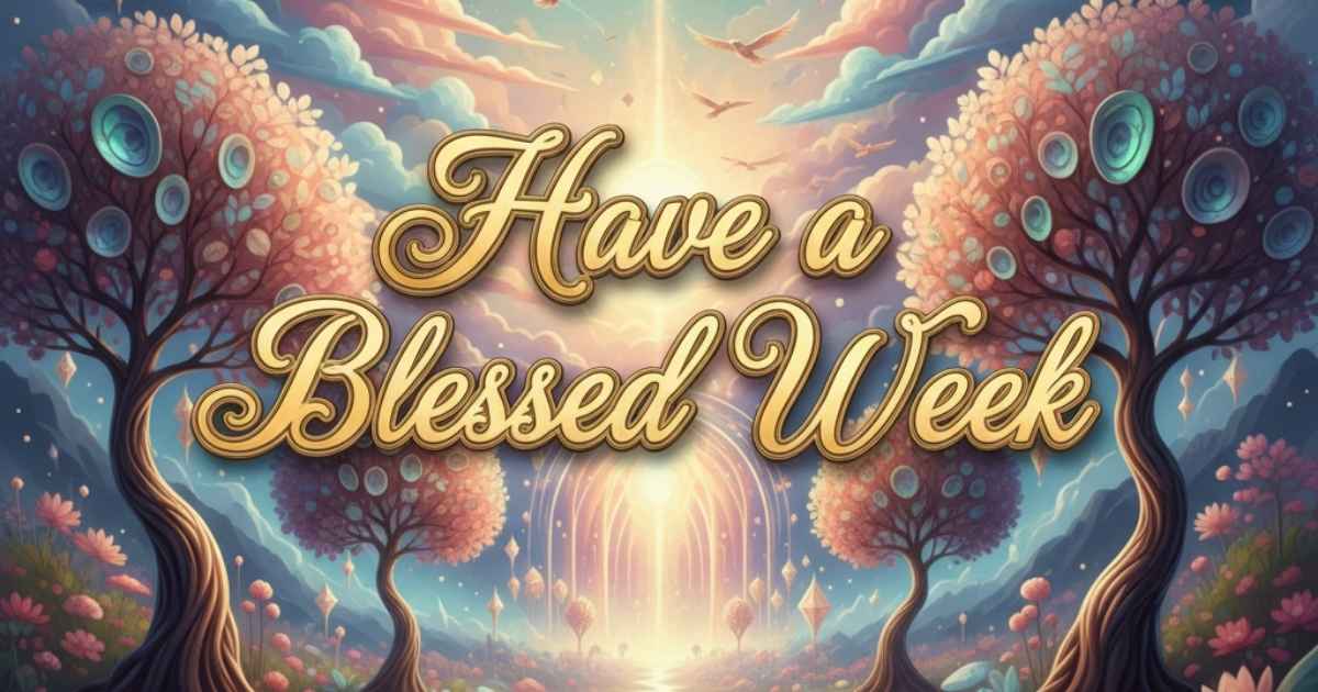 Have a Blessed Week
