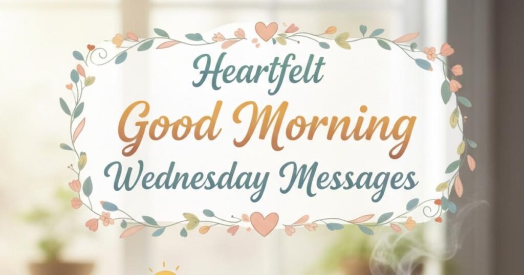 Heartfelt Good Morning Wednesday Messages