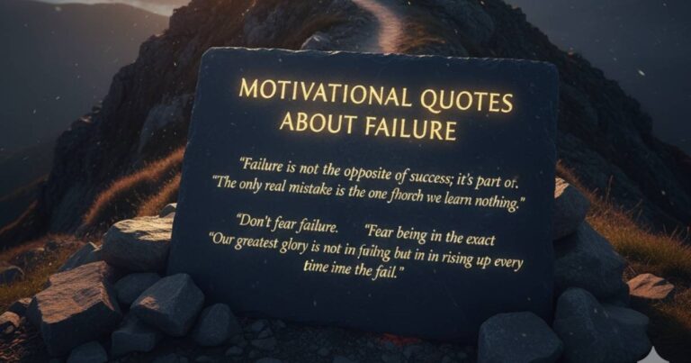 Motivational Quotes About Failure