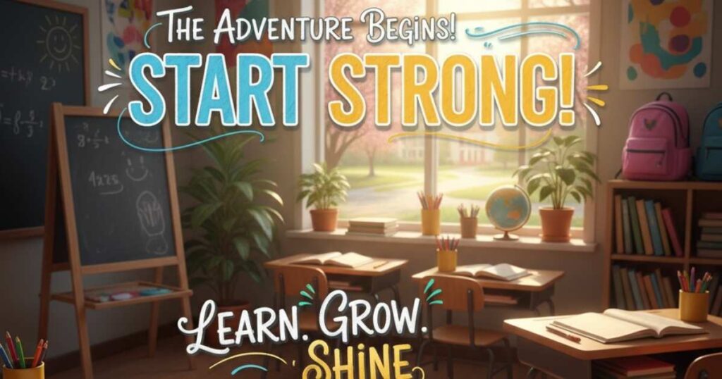 Motivational Quotes for Starting a New School Year Strong