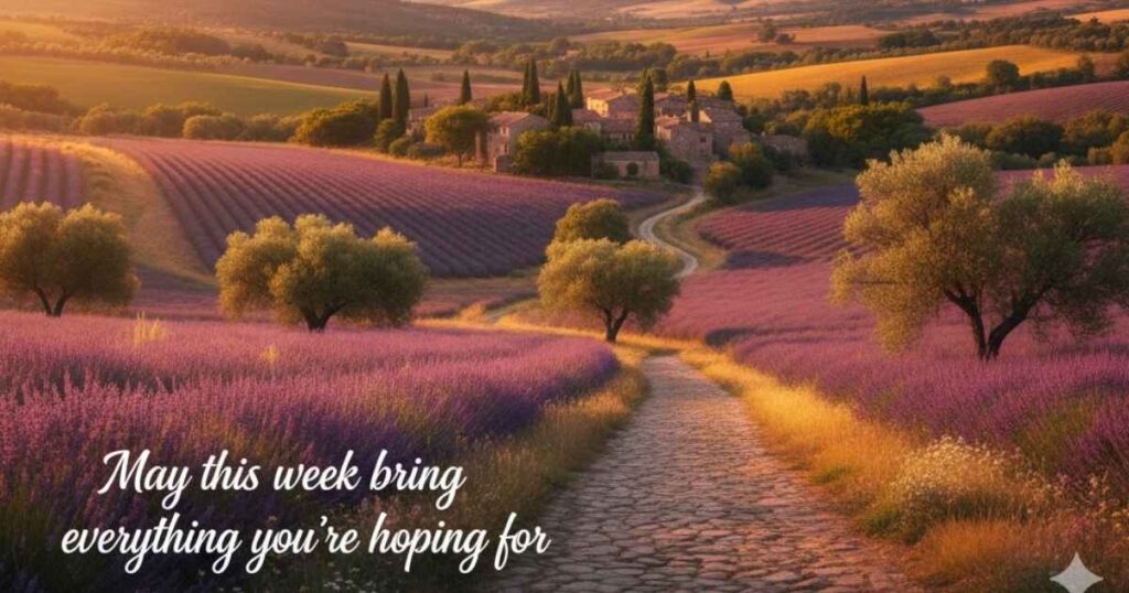 Short "Have A Blessed Week" Message