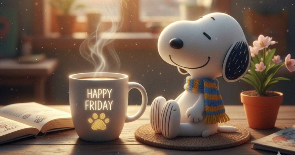 Snoopy And Cute Friday Blessings