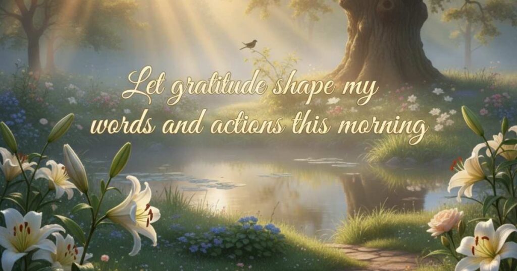 Thursday Morning Prayers For Peace And Gratitude
