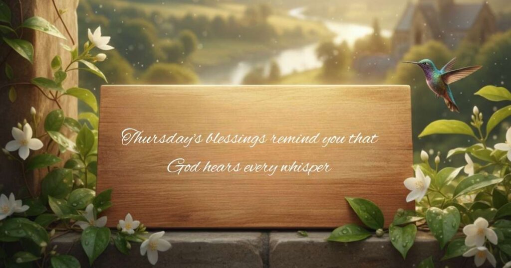 Thursday Prayers and Blessings