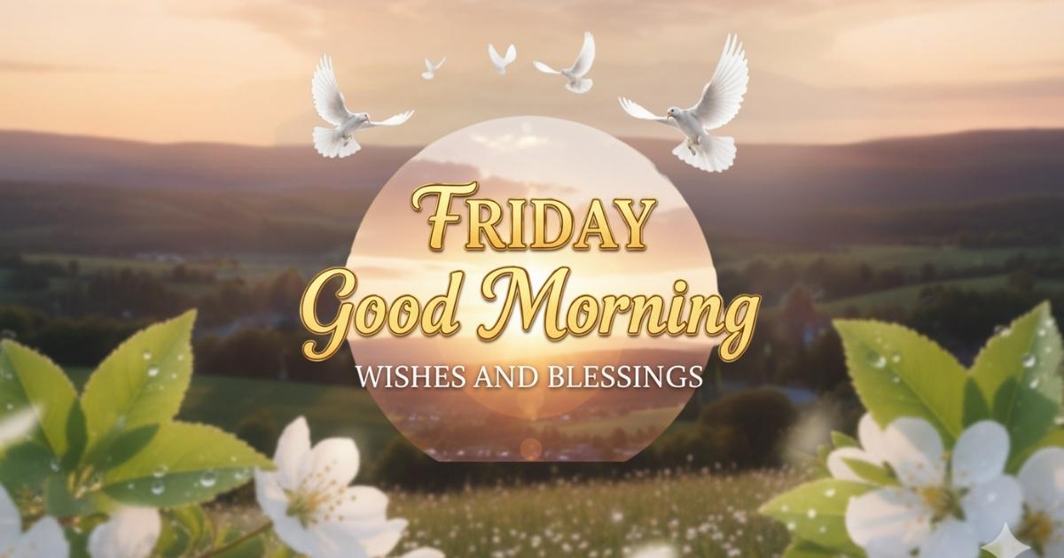 Friday good morning wishes and blessings