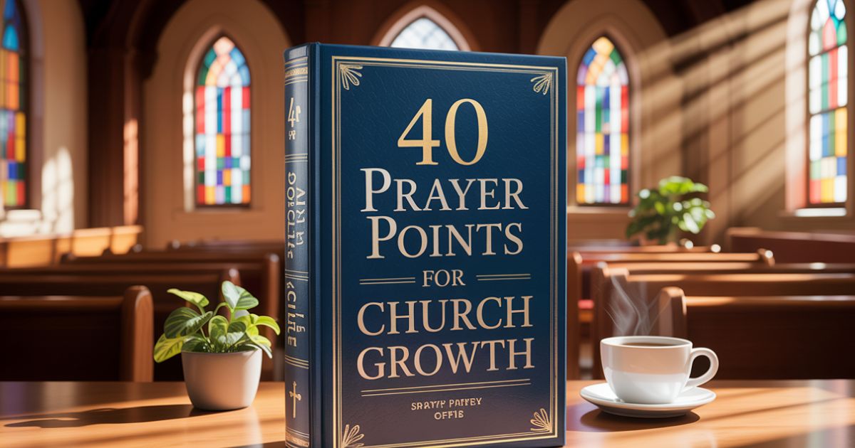 40 prayer points for church growth