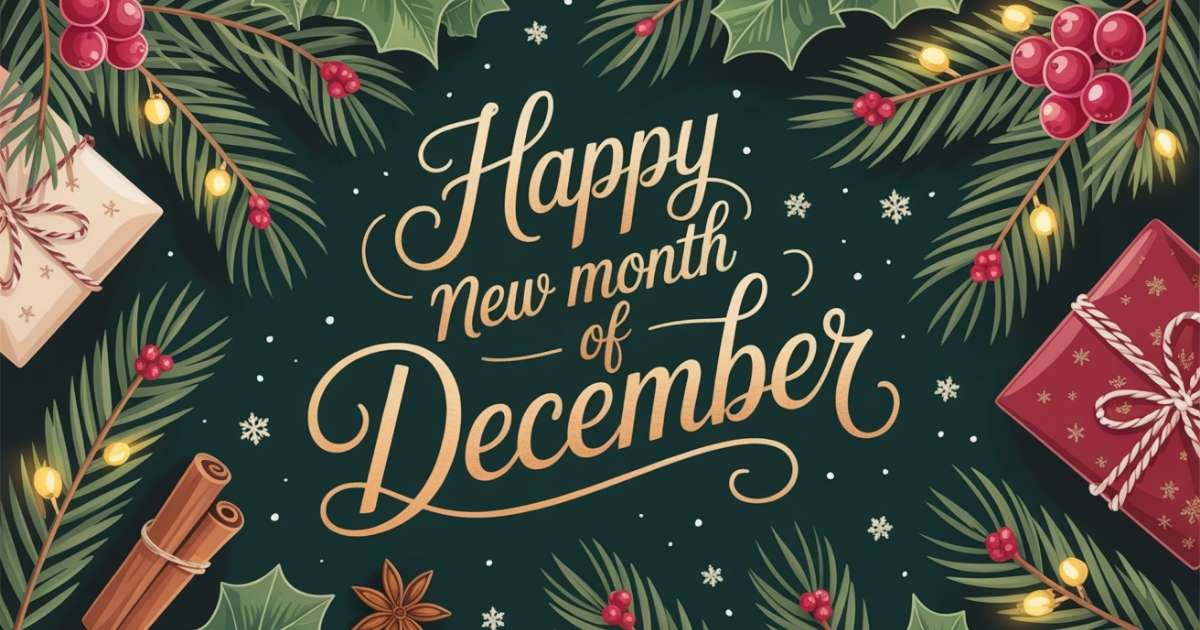 Happy new month of December