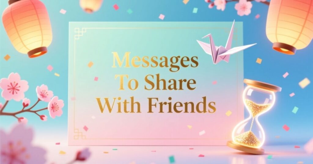 Messages To Share With Friends