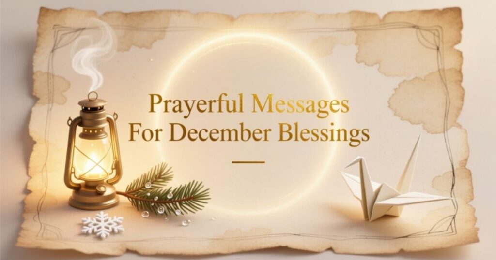 Prayerful Messages For December Blessings