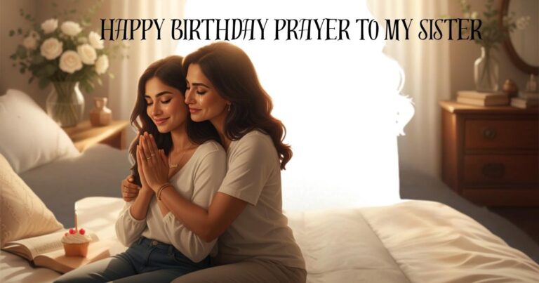 happy birthday prayer to my sister