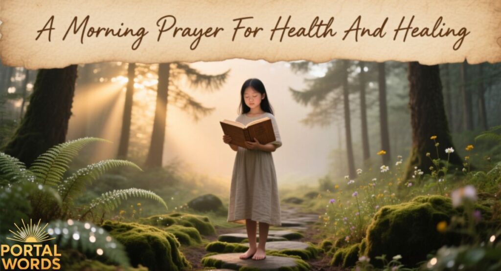A Morning Prayer For Health And Healing