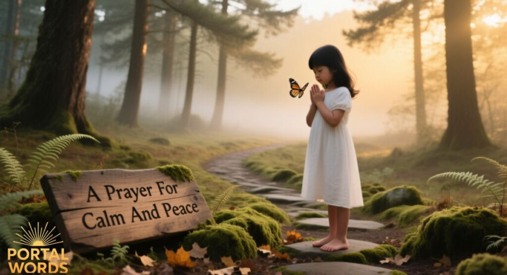 A Prayer For Calm And Peace