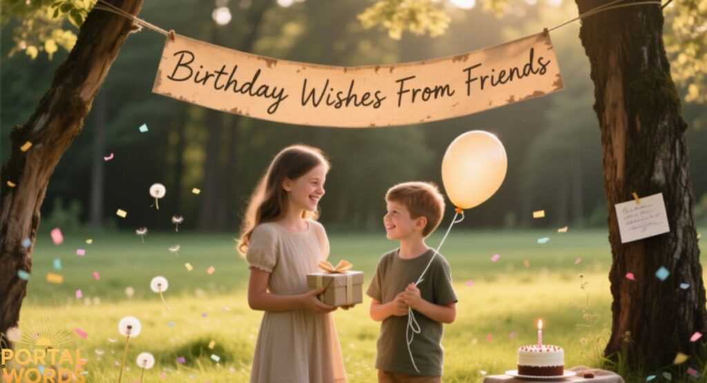 Birthday Wishes From Friends