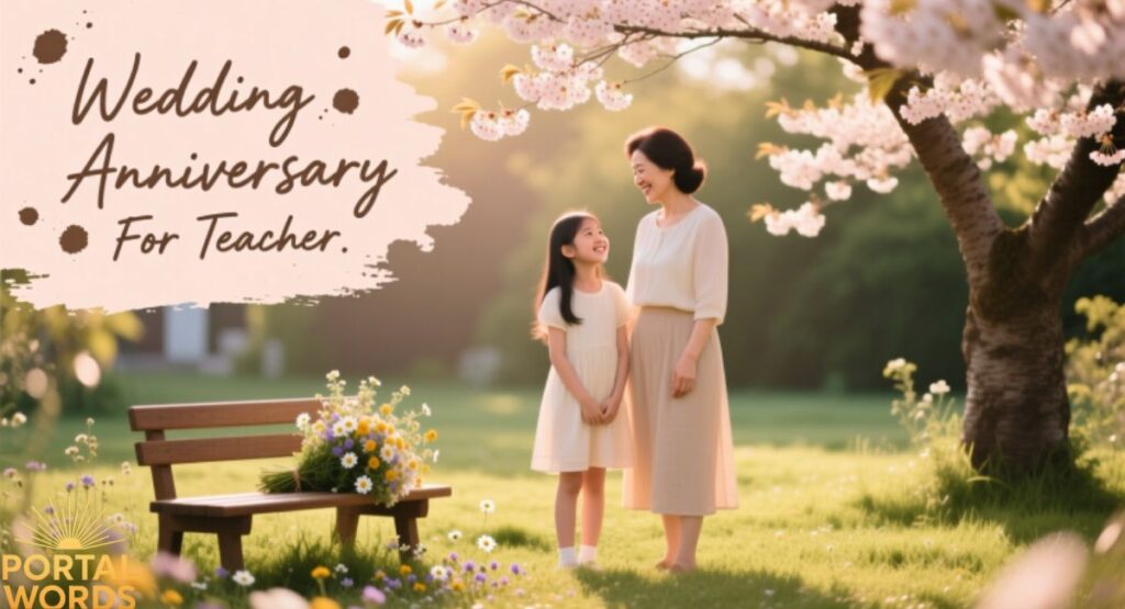 Casual Wedding Anniversary Wishes For Teacher