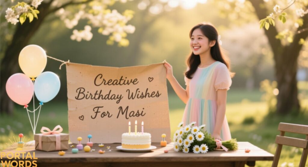 Creative Birthday Wishes For Masi