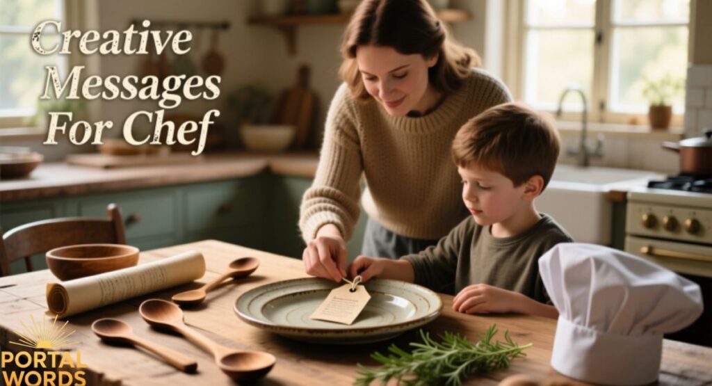 Creative Messages For Chef