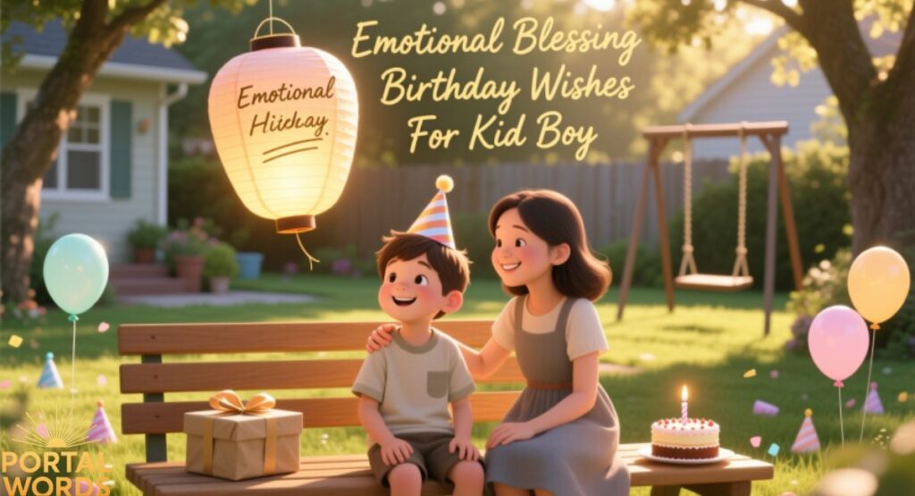 Emotional Blessing Birthday Wishes For Kid Boy