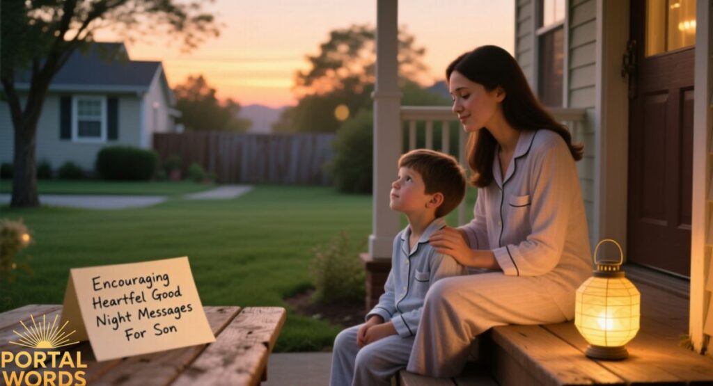 Encouraging Heartfelt Good Night Messages For Son