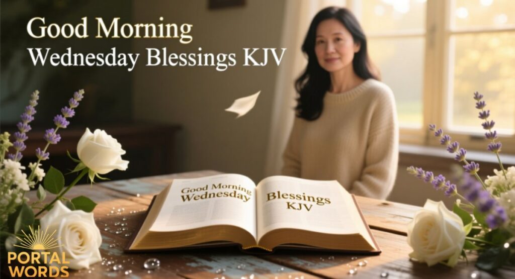 Good Morning Wednesday Blessings KJV