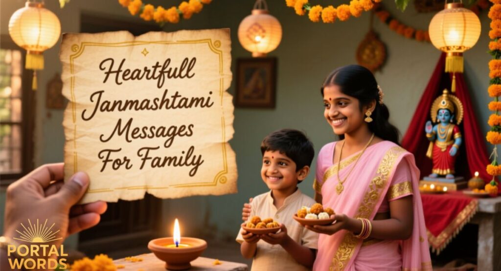 Heartfelt Janmashtami Messages For Family