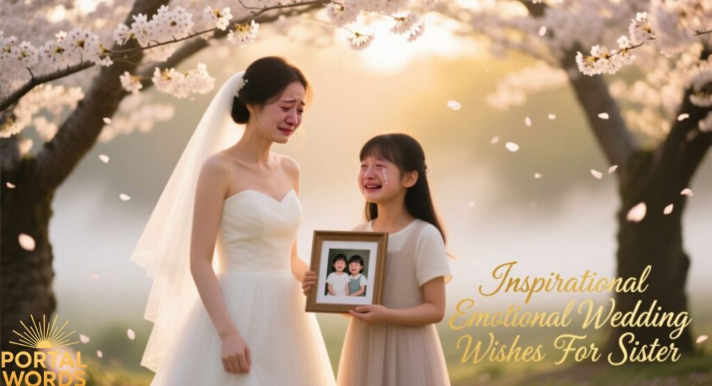 Inspirational Emotional Wedding Wishes For Sister