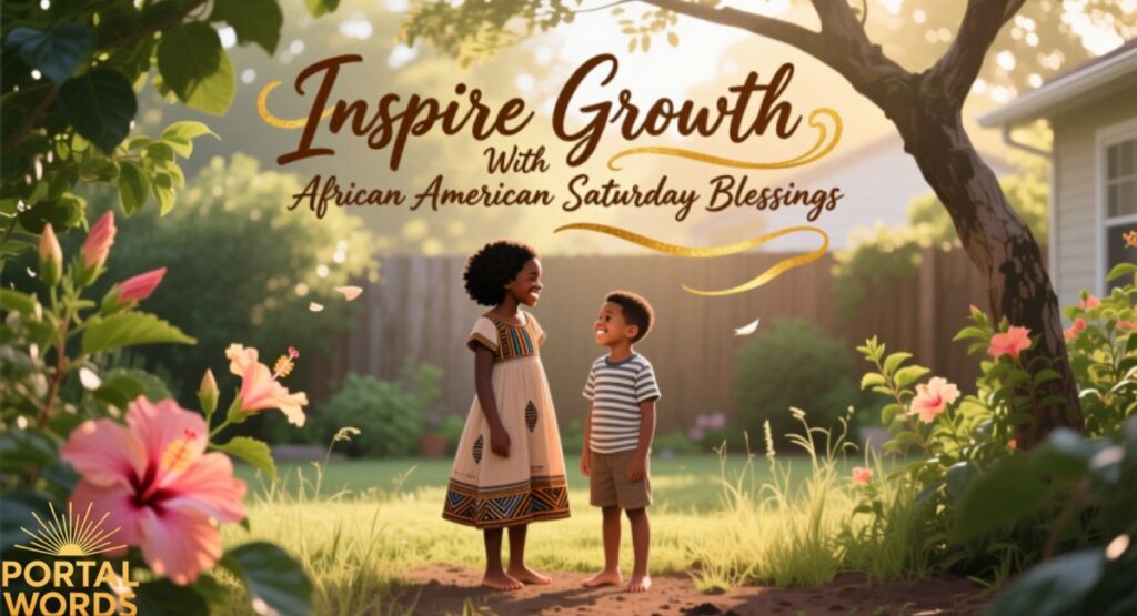 Inspire Growth With African American Saturday Blessings