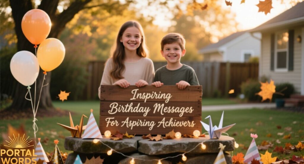 Inspiring Birthday Messages For Aspiring Achievers