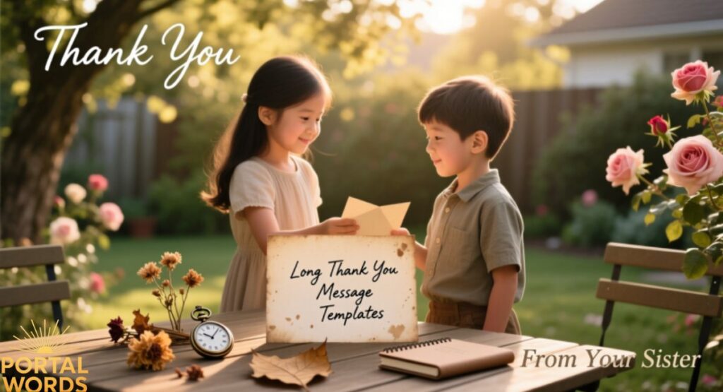 Long Thank You Message Templates