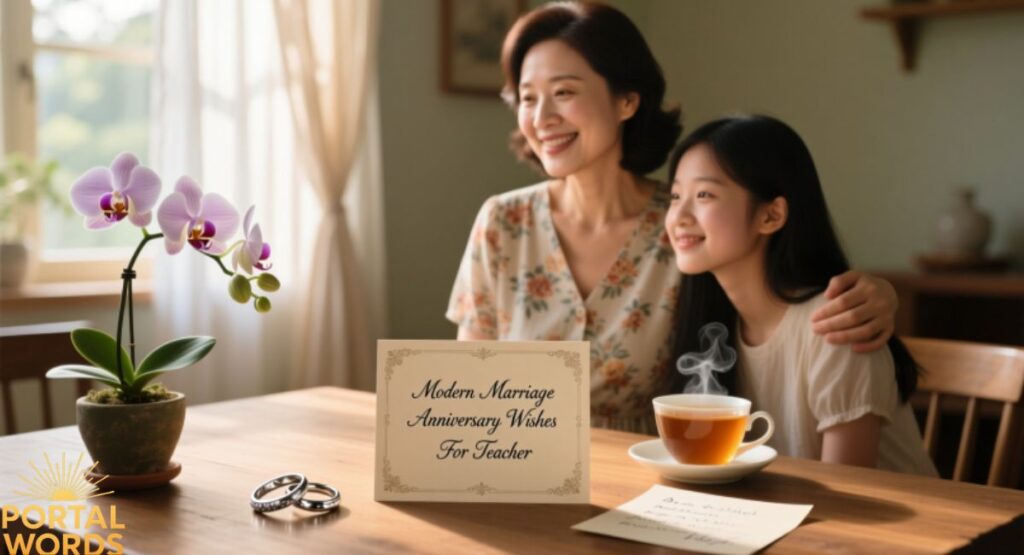 Modern Marriage Anniversary Wishes For Teacher