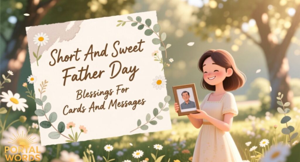 Short And Sweet Father Day Blessings For Cards And Messages