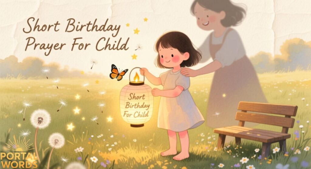 Short Birthday Prayer For Child